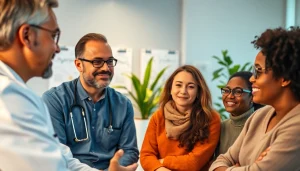 Empathetic health consultation focusing on diverse patients and positive interactions.