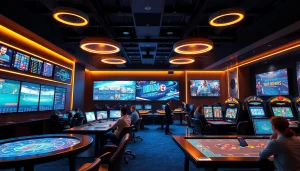 Engaging online casino scene featuring hm 88 gaming options, showcasing exciting sports betting and virtual games.
