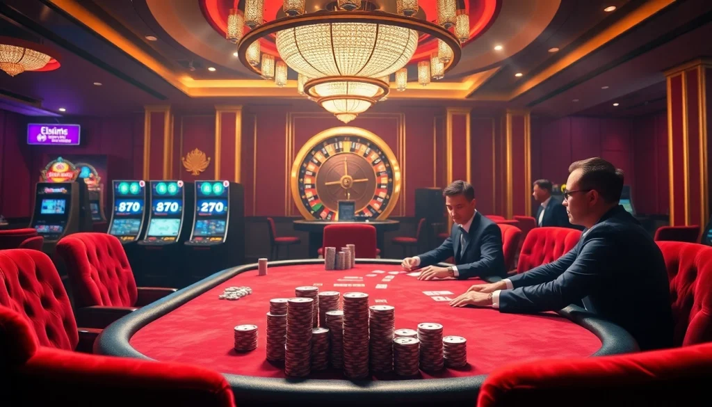 Experience thrilling gambling at https://nhacaita88.contact/ with a luxurious poker game and glamorous casino atmosphere.