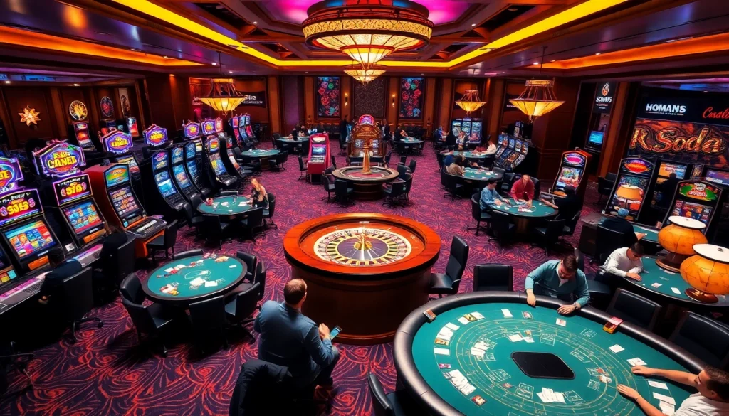 Experience the thrill of SODO Casino with dynamic players at the roulette table.