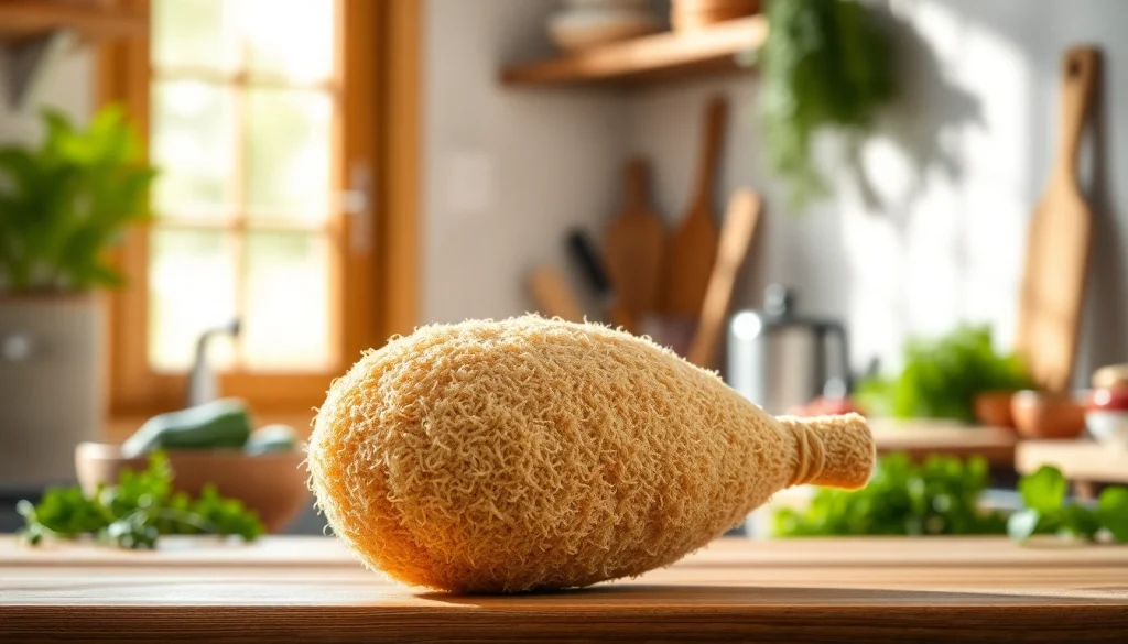Explore kitchen loofah benefits for natural cleaning and exfoliation in your kitchen.