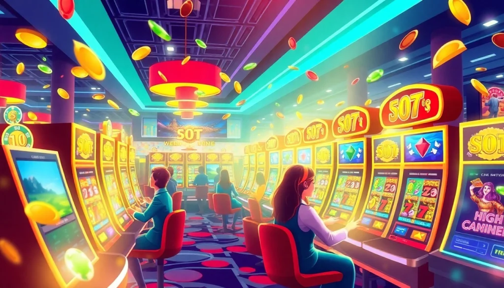 Menangkan slot depo 1000 dengan permainan slot yang penuh warna dan energik.