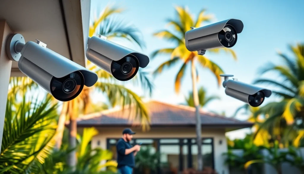 Cámaras de seguridad en Guanacaste que mejoran la protección del hogar con instalación profesional en un entorno tropical.